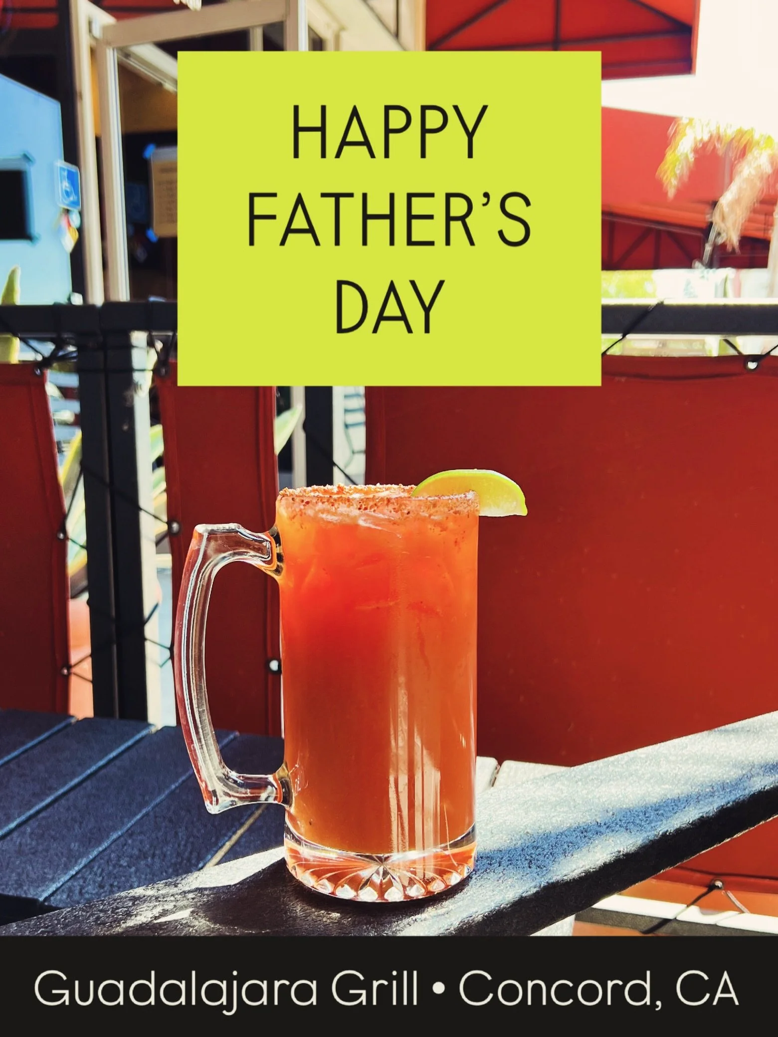 Happy Father&rsquo;s Day from Guadalajara Grill! 
Celebrate dad and treat him to dinner and a Michelada on this special day 🌶️🍺🍋&zwj;🟩

HOTPLATE! HOTPLATE!

#hotplatehotplate #guadgrill #fathersday #michelada