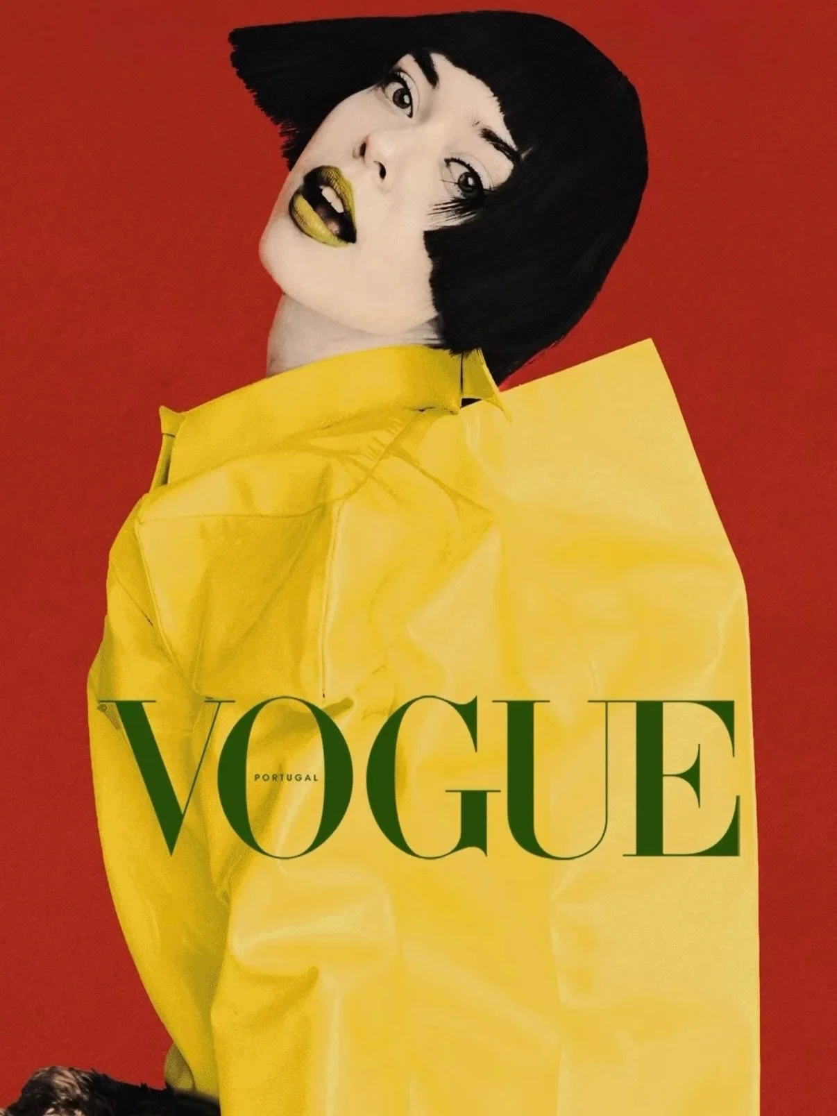 ALEXIS @alexisinjeans published in @vogueportugal SHAPE UP for &mdash; The Patterns Issue

Thank you to the whole team who made this possible -

Fashion Design: @Ilszhhh
Styling &amp; Art Direction: @Ilszhhh 
Photographer: @lucianalorizzo
Hair: @muas