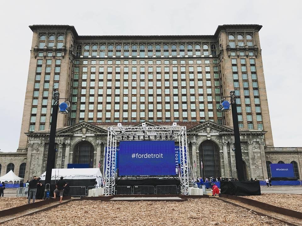 Michigan Central Depot - Ford Announcement