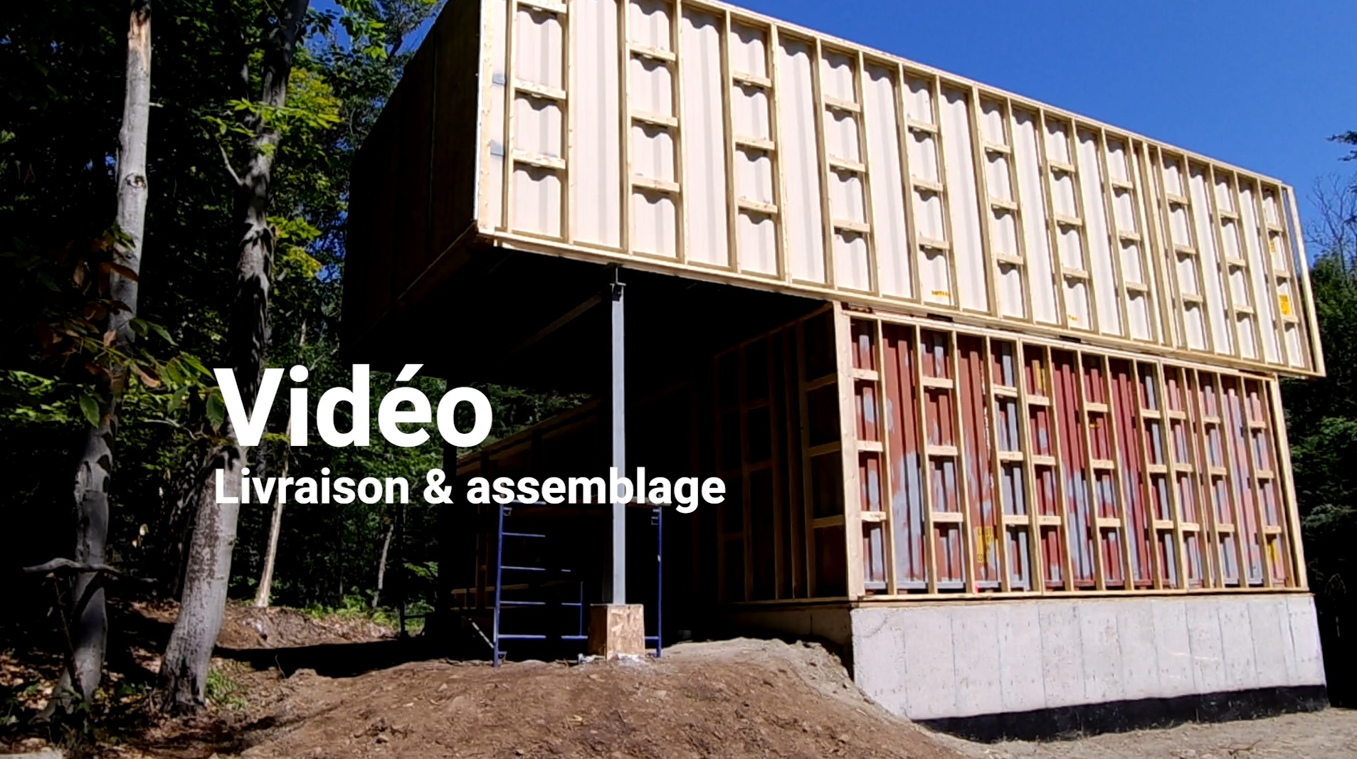 Une Carapace livrée et assemblée à Morin Heights (QC)