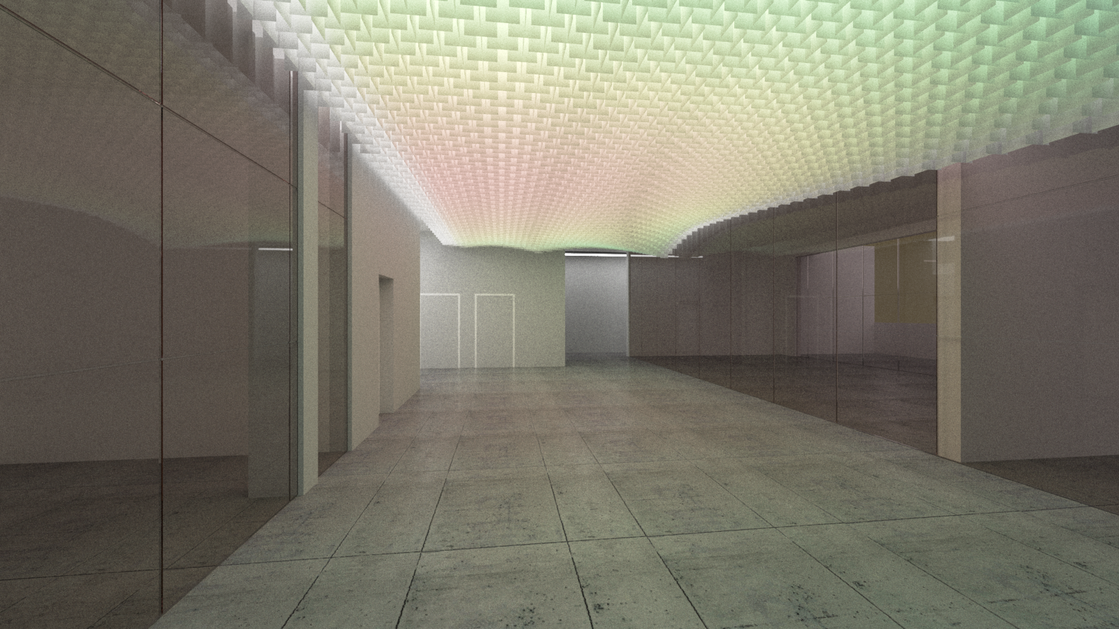 rendering of lobby ceiling