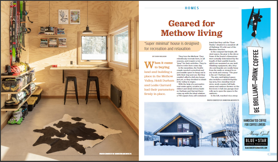 JA Project Featured in Methow Home Magazine