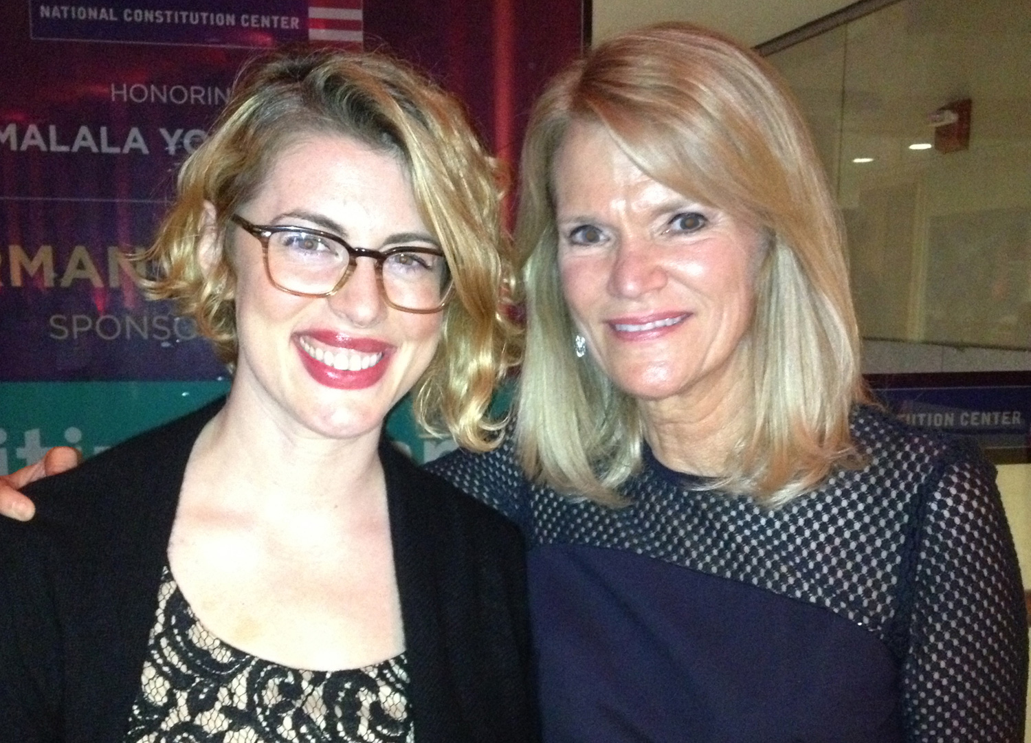 Scriptwriter for the Liberty Medal (with host Martha Raddatz of ABC News)