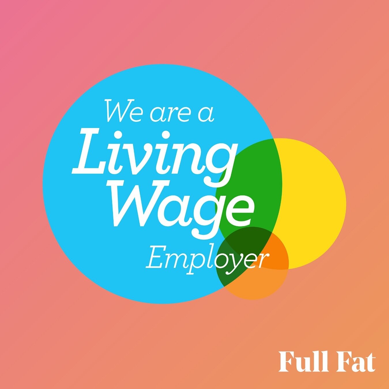 We are now (officially) able to say that Full Fat Agency has been certified as a London Living Wage Employer 🎉

This reflects our commitment to not only creating exceptional work, but also fostering a workplace that people are excited to be a part o