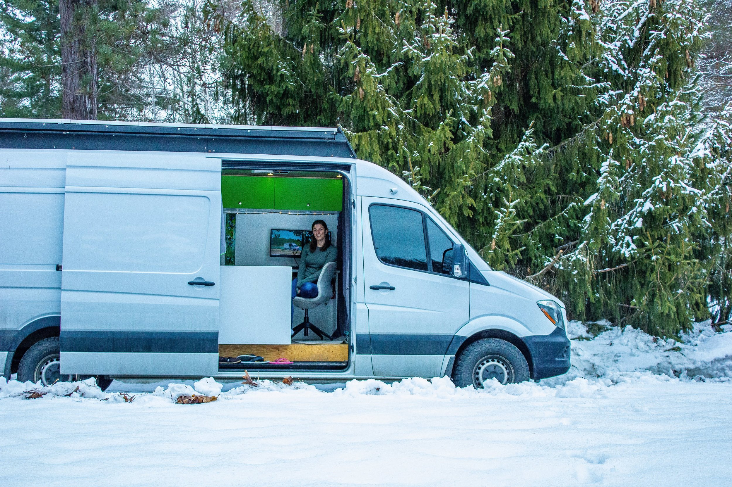 Staying Comfortable All Winter in a Van