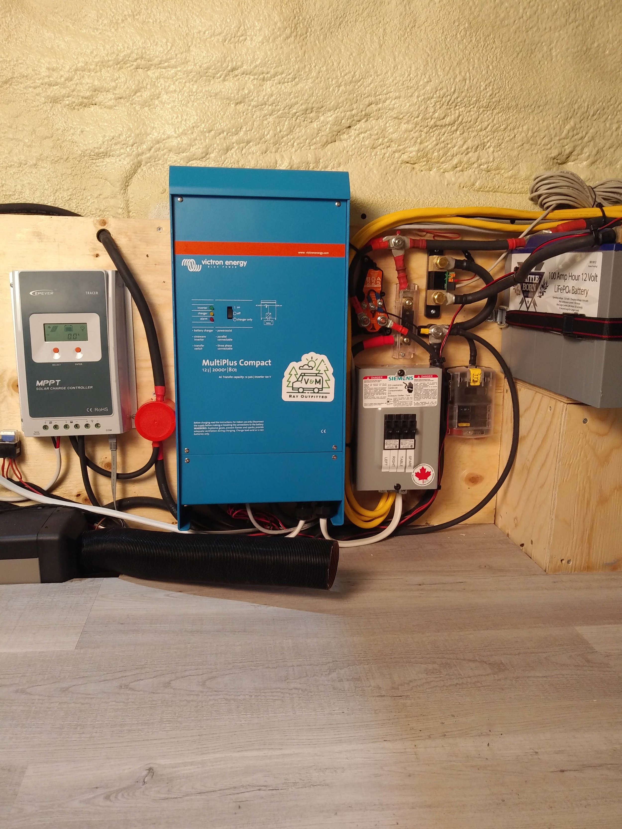 Heater, Solar &amp; Electrical Install