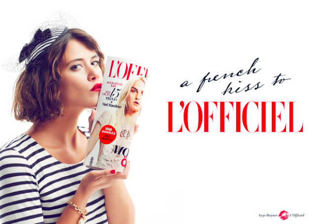 L'officiel - Magazine- TBWA Istanbul - Agency Producer - P: Emre Dogru