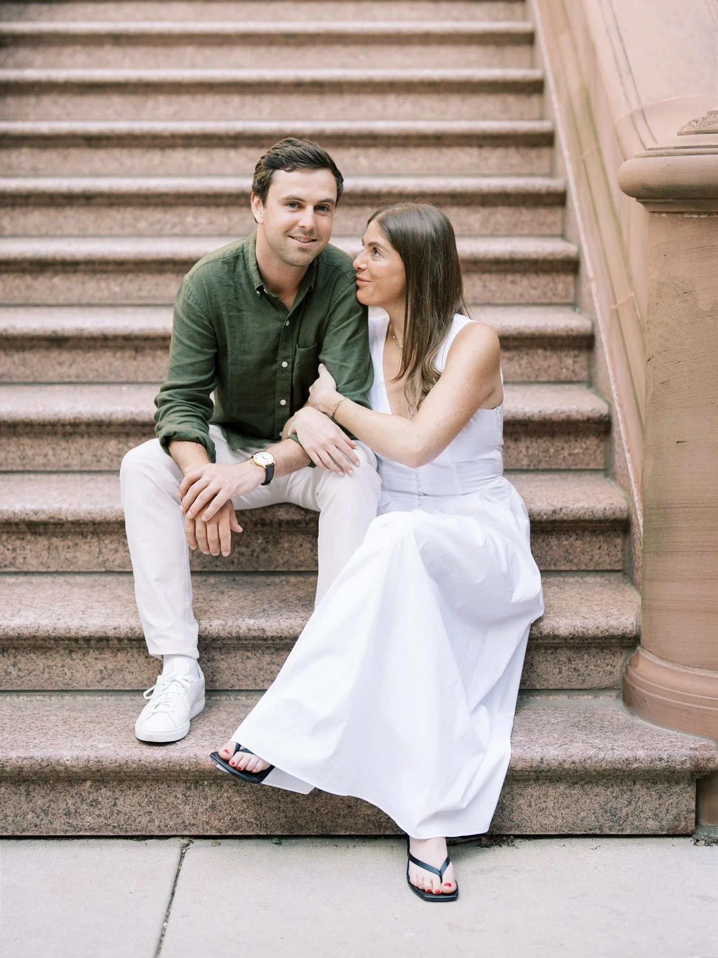 Headed to Palm Springs today which means it&rsquo;s finally time for @logieogie to put on a wedding dress while @ggelbach points at things in the distance !! 🌴🪩