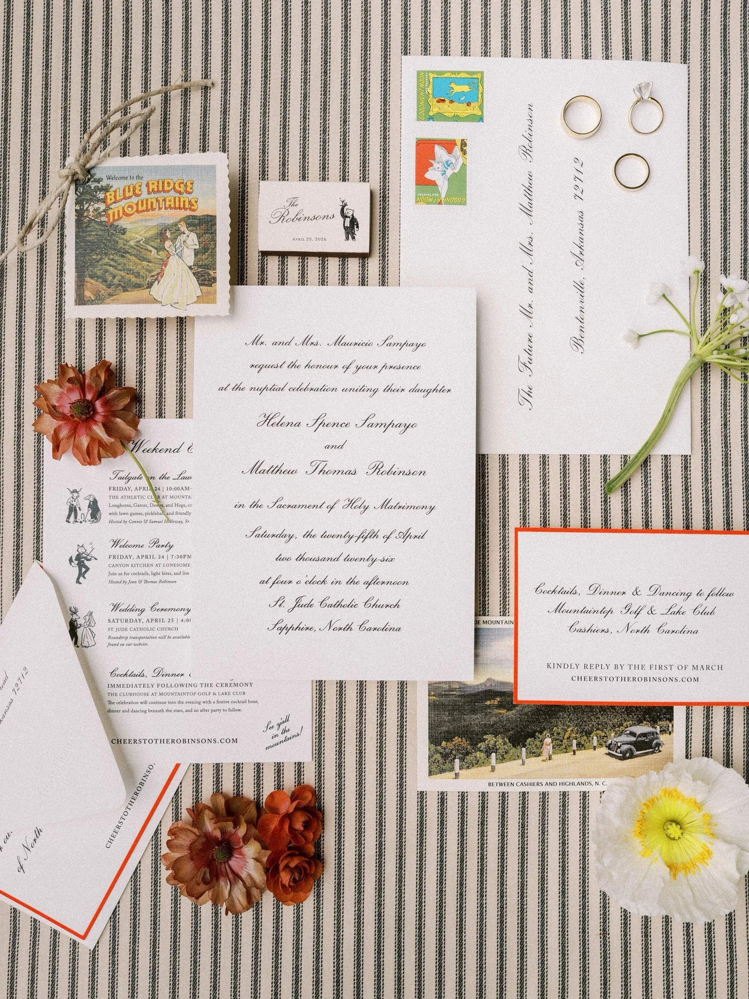 An intro to Helena &amp; Matt&rsquo;s weekend in the blue ridge mountains &hearts;️ and a moment for goodnight moon stamps! 🌙 @dearelouise
