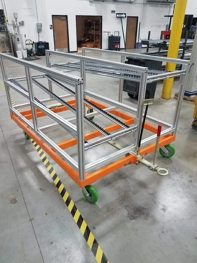 Gravity Flow Racks Rocker Gravity Flow Racks — National Integrated Systems — Material Handling ...