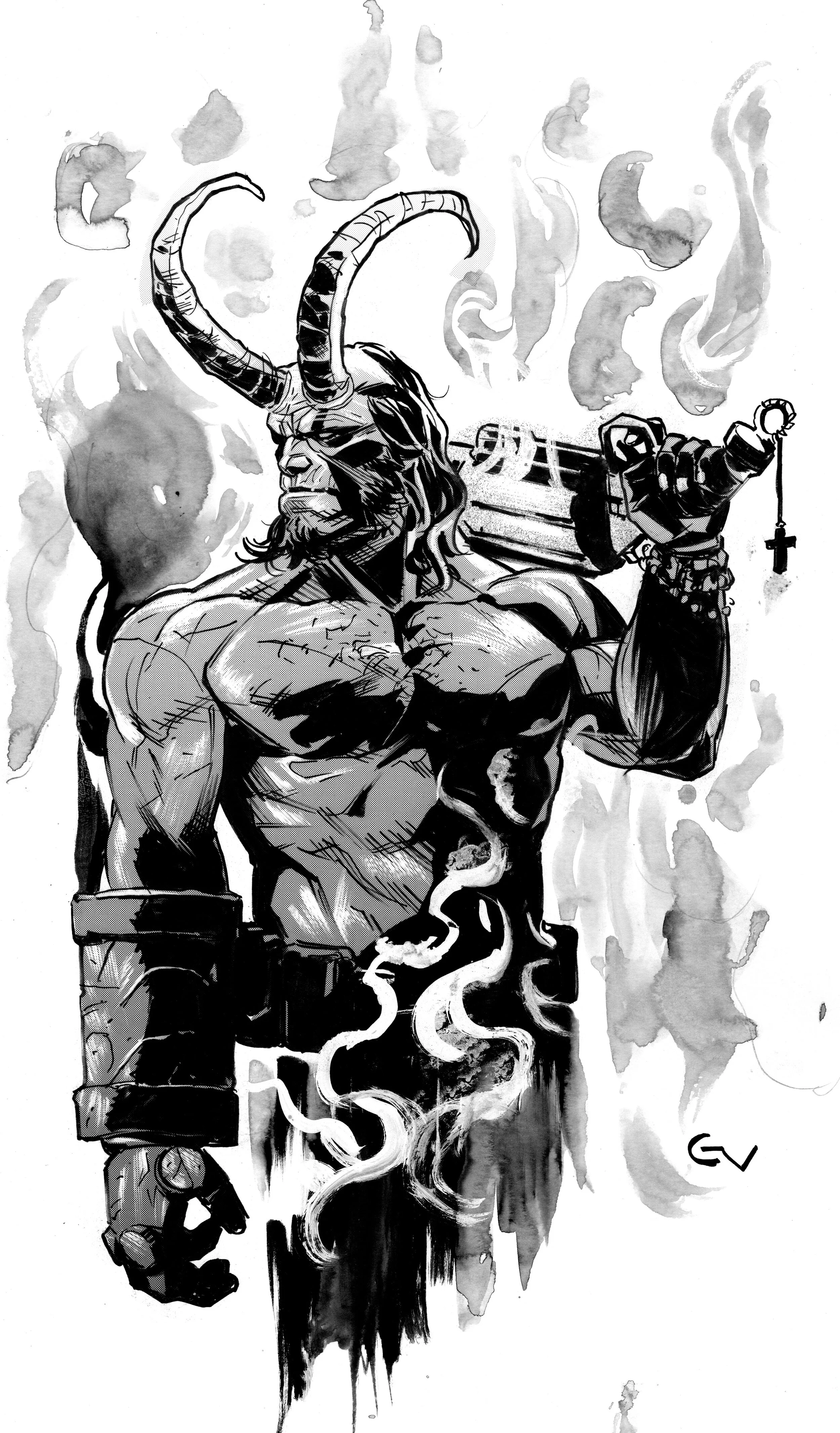 Hellboy commission