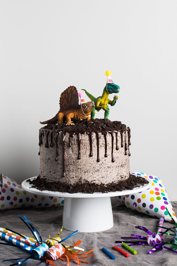 Chocolate Oreo Dinosaur Cake — Flourishing Foodie