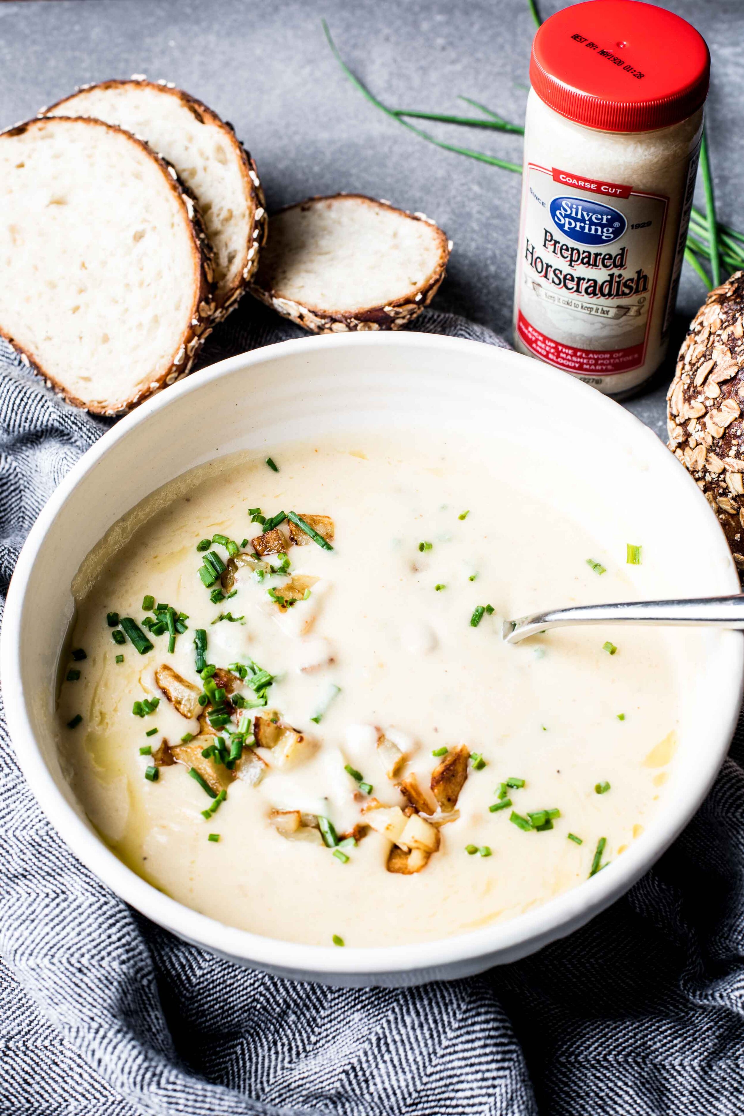 Creamy Potato Soup with Horseradish — Flourishing Foodie