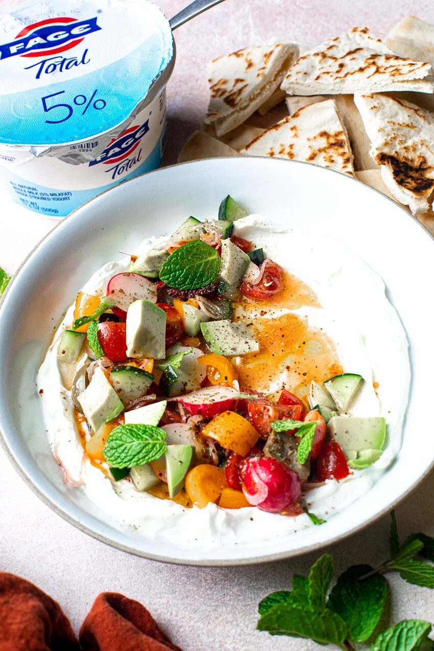 Savory Greek Yogurt Bowl — Flourishing Foodie