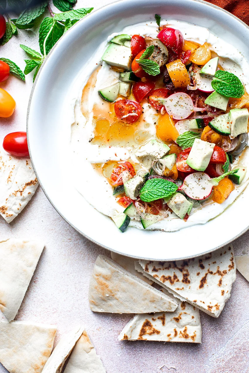 Savory Greek Yogurt Bowl — Flourishing Foodie