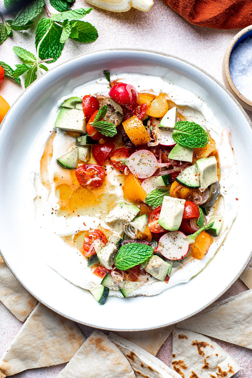Savory Greek Yogurt Bowl — Flourishing Foodie