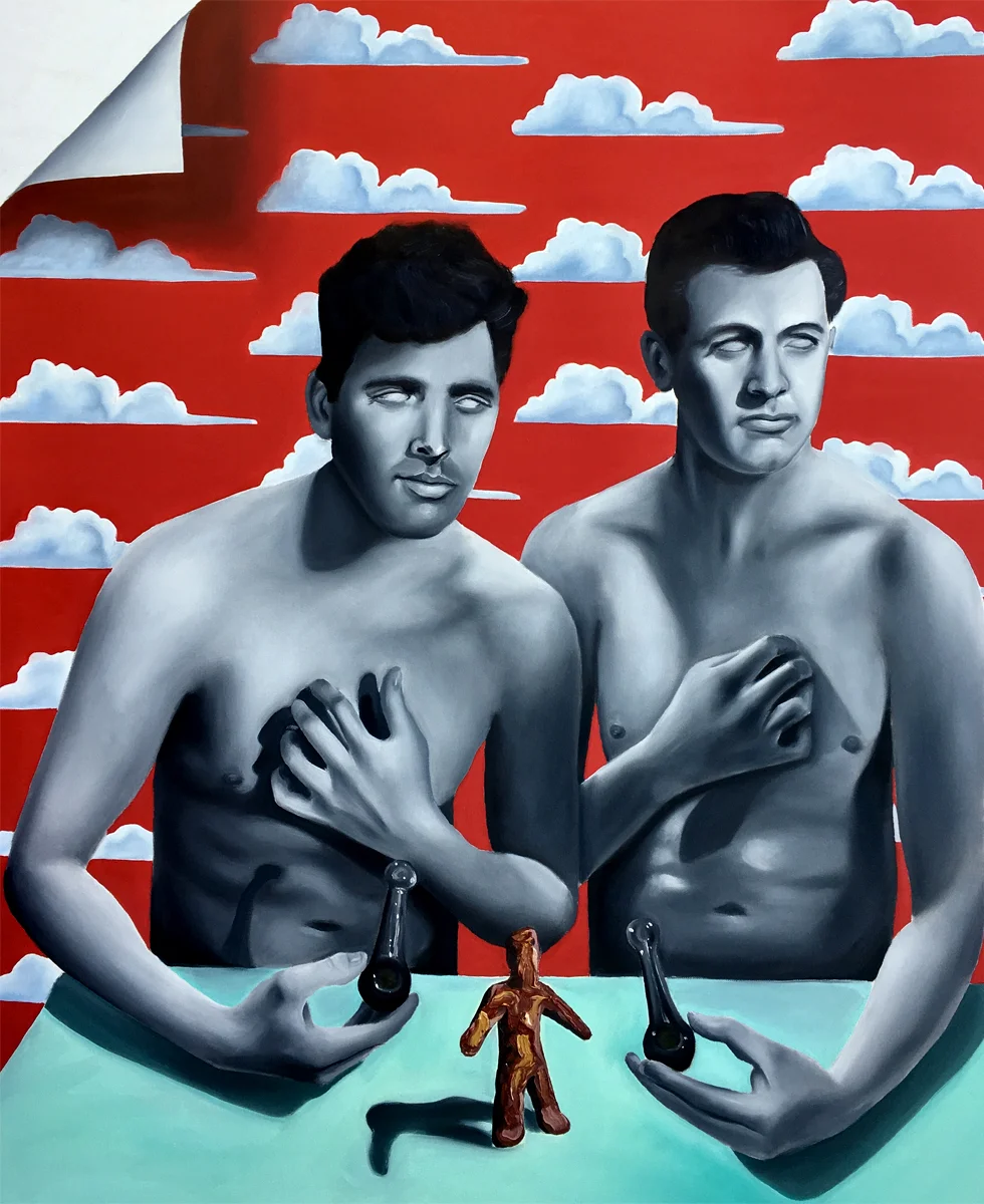 Cowboys as Indians (brothers)