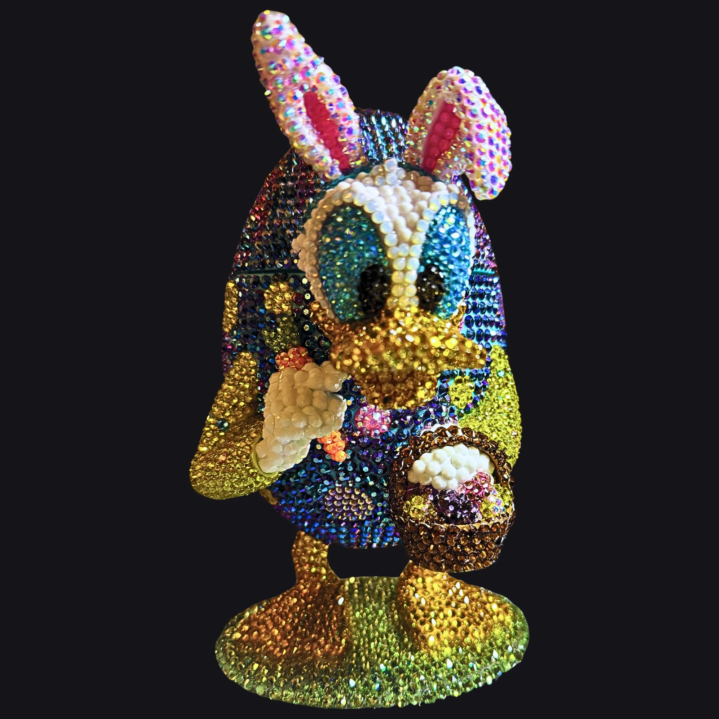 Embellished Donald Duck Easter Bunny Sipper