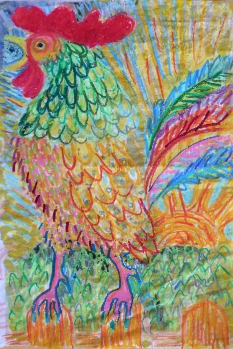 CROWING ROOSTER