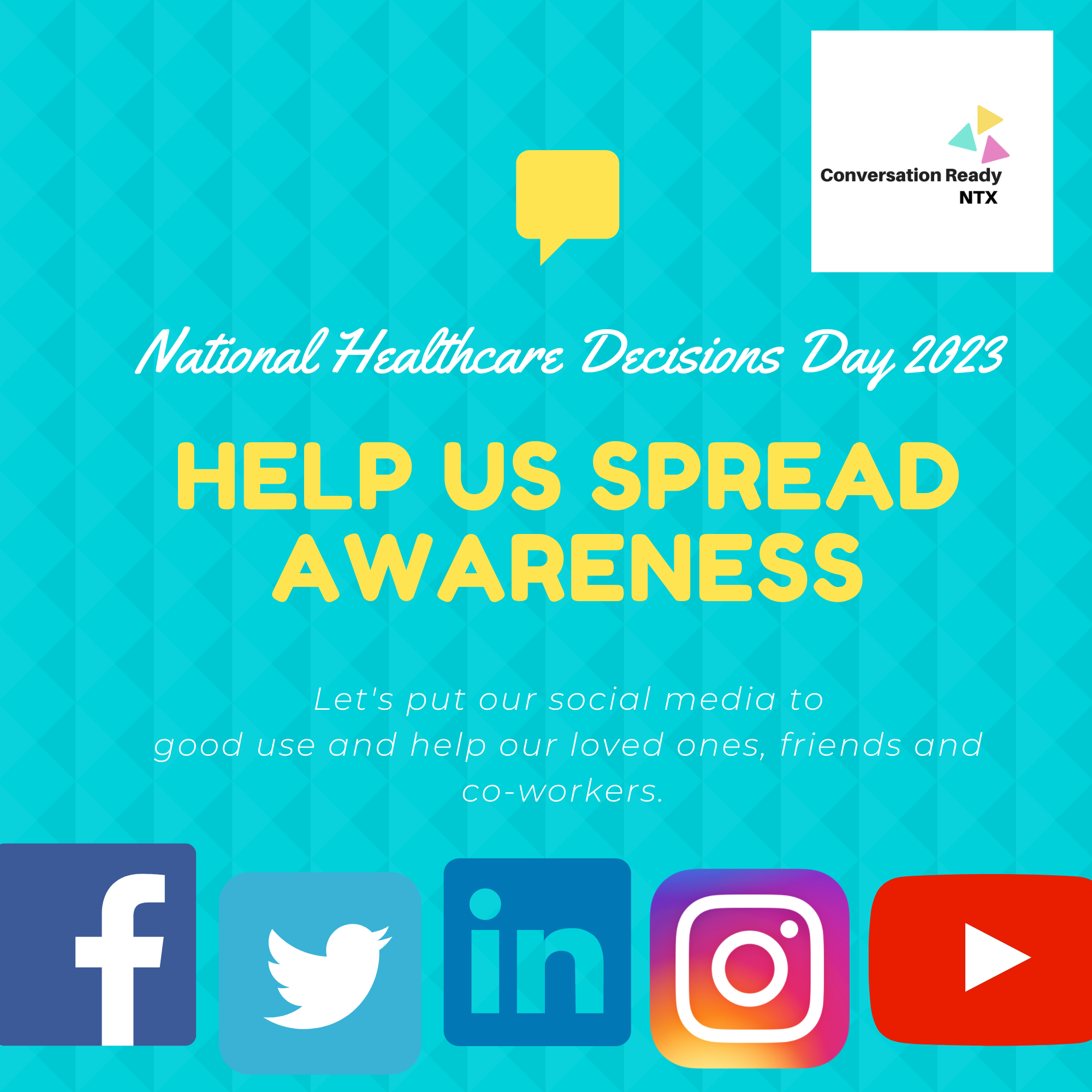 Social Media Ideas for National Healthcare Decisions Day 2023
