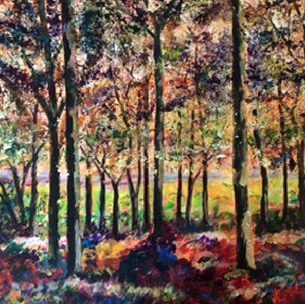 Forest of Dreams - SOLD. Acrylic - Card Available on Esty