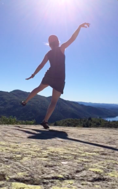 Dancer on Dancers' Stone.