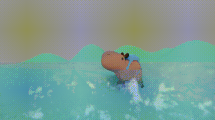 Rig and model test reel (Hapy Capy)