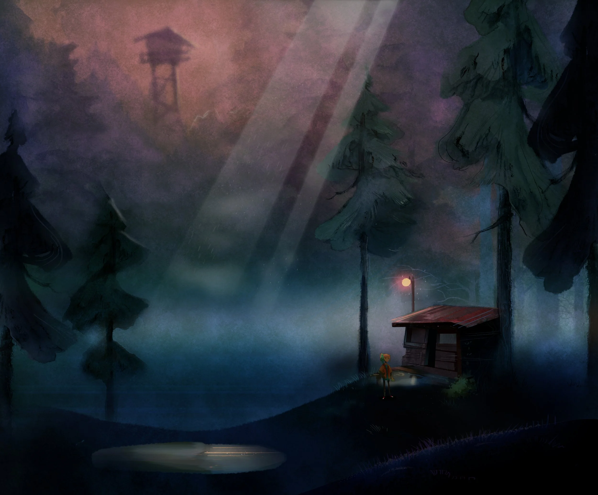 Environment concept(Oxenfree)