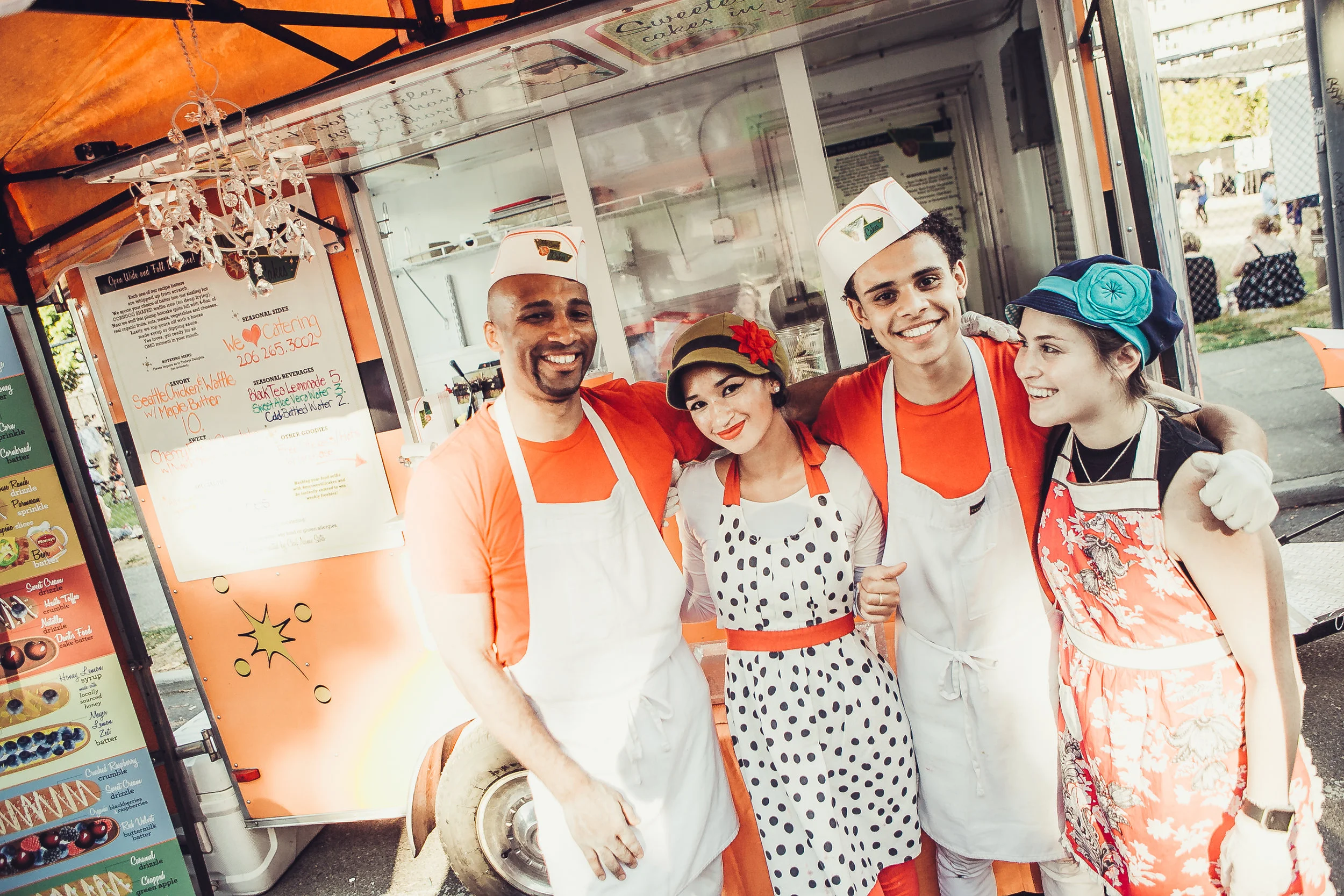 Owner and Operator, Jesse Lee and his team at My Sweet Lil Cakes