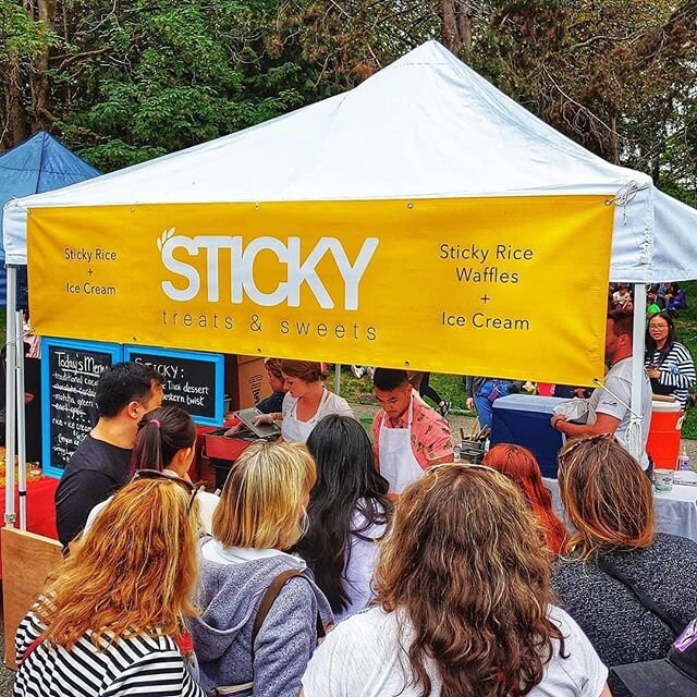We love our vendors and supporting local shops like @sticky.treats.sweets . Repost: We truly miss bringing our sweets to the markets and seeing happy faces of our vendor friends and our custumers. While 2020 has not gone as planned for anyone, we are