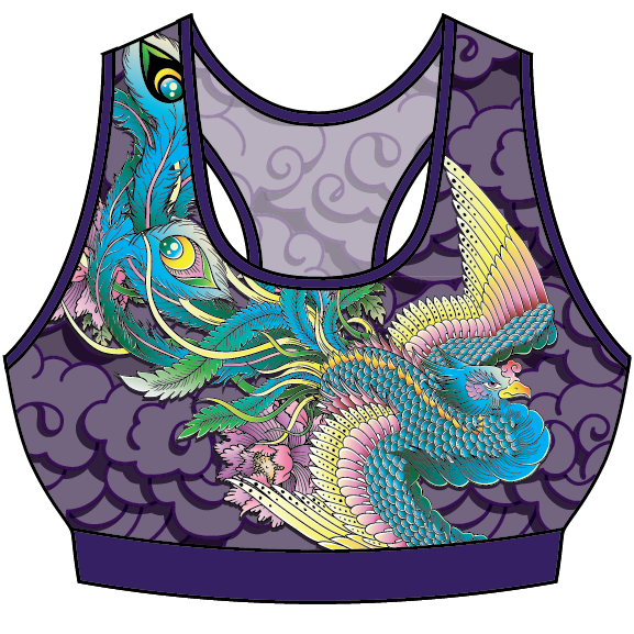 Peacock Sports Bra