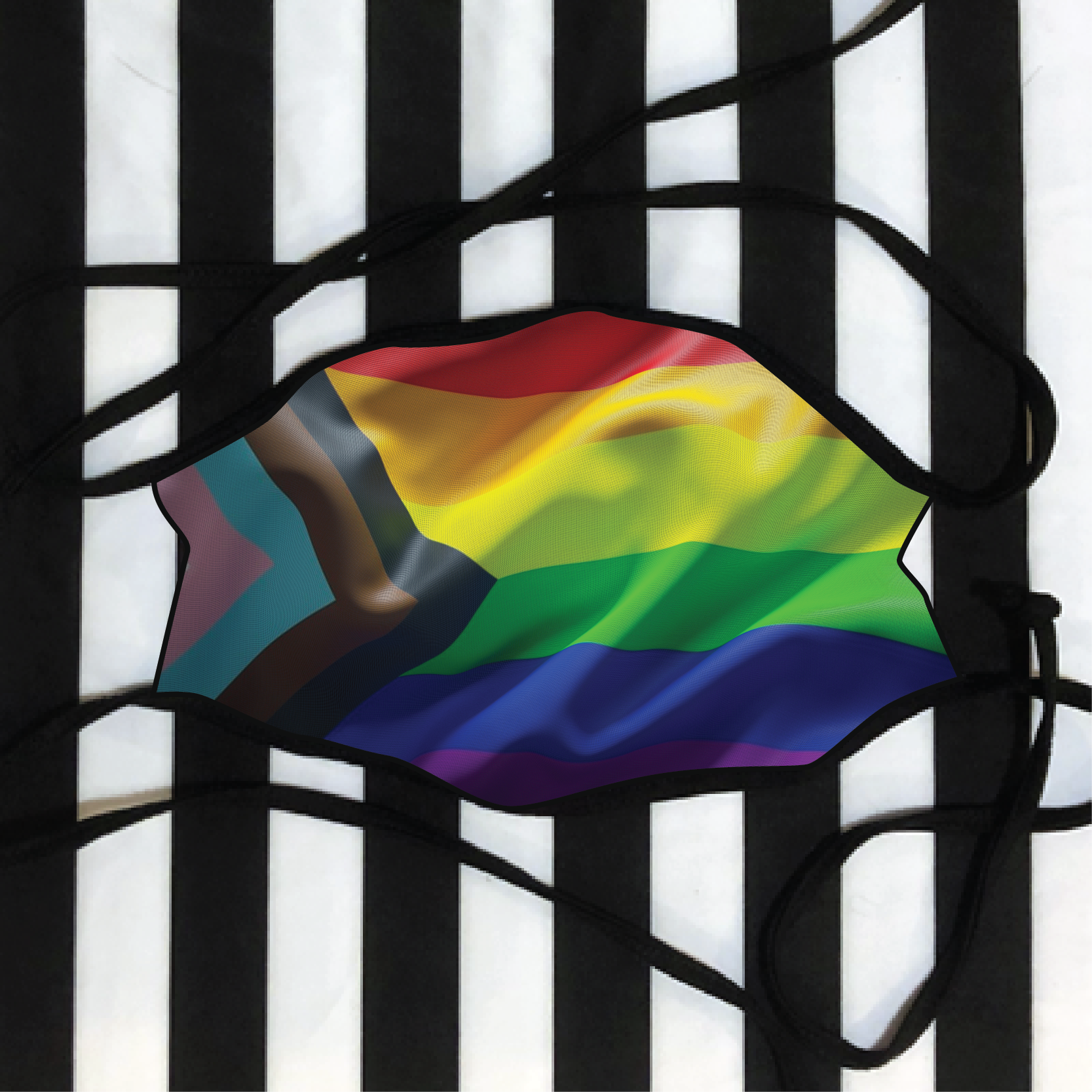 Pride Flag Face Mask