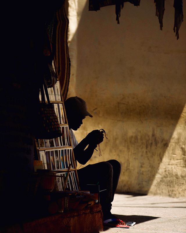 Let&rsquo;s talk about the things we do in the shadows...in this case, nothing illicit, he&rsquo;s just braiding a bracelet. What were you thinking?