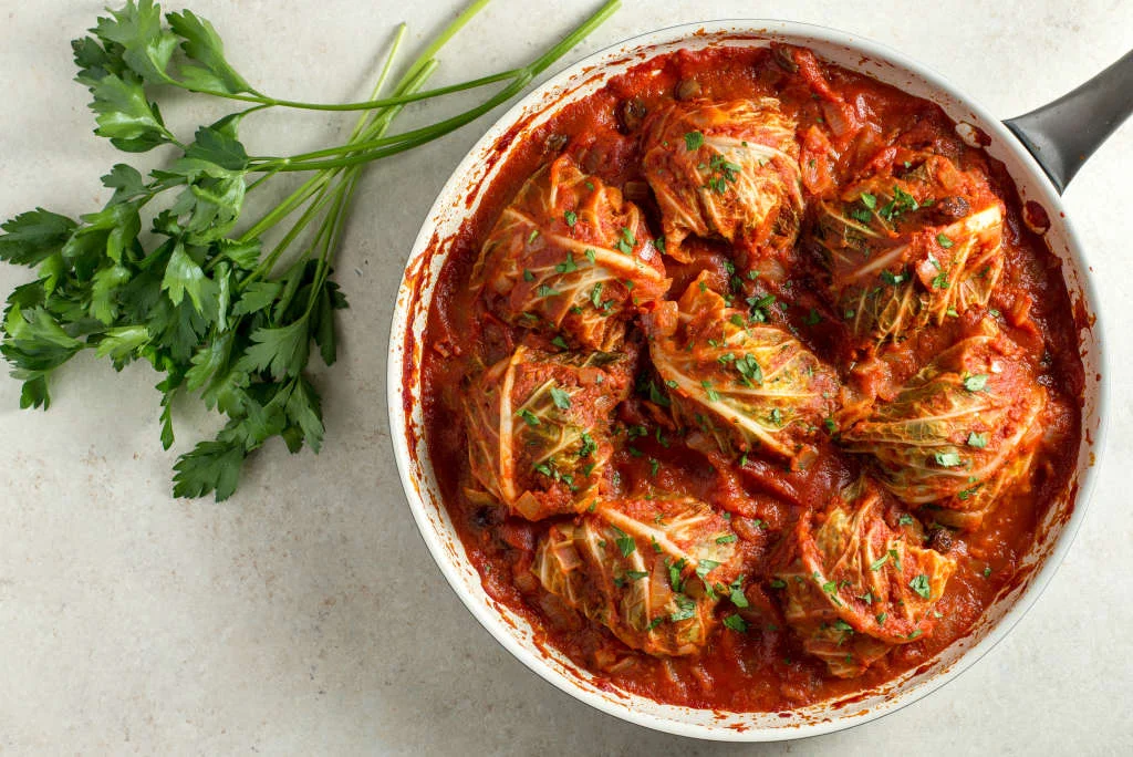 Photo by The Kitchn And last but not least. If you haven’t had cabbage rolls yet. YOU ARE MISSING OUT!! Trust us. This is about to become your favorite easy dinner.