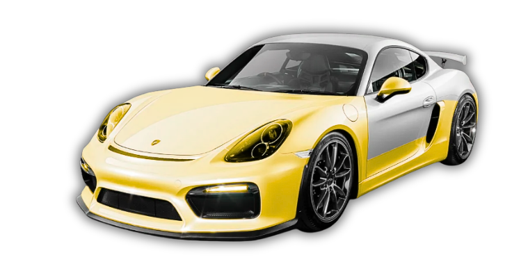 An example of our track package paint protection film kit at Yelo Autosports.