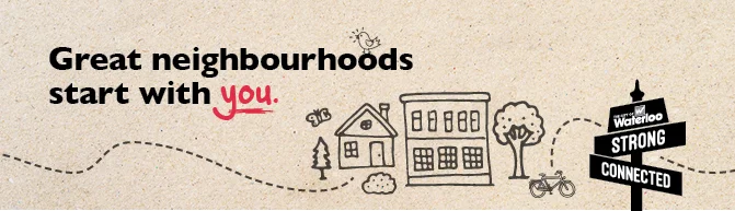 Photo from the City of Waterloo's neighbourhood strategy website