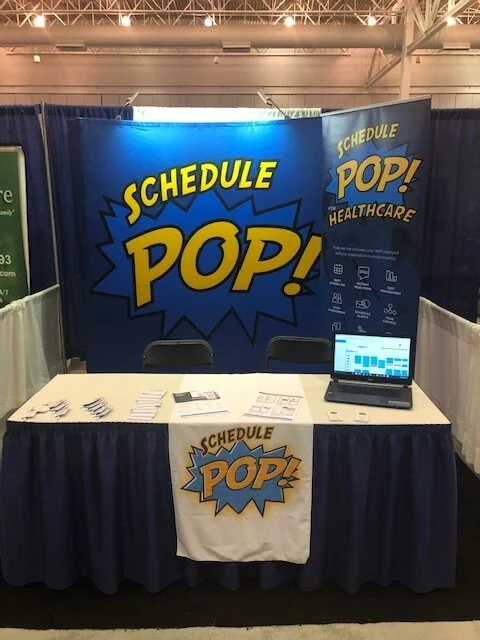 Our booth at VHCA ‘19