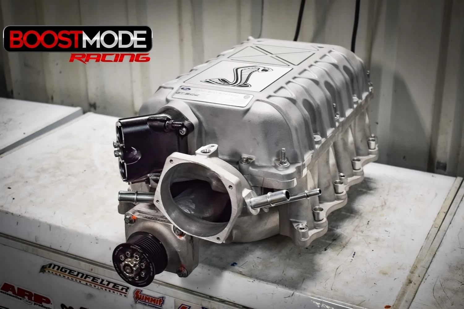 GT500 Supercharger Port Work — Boost Mode Racing