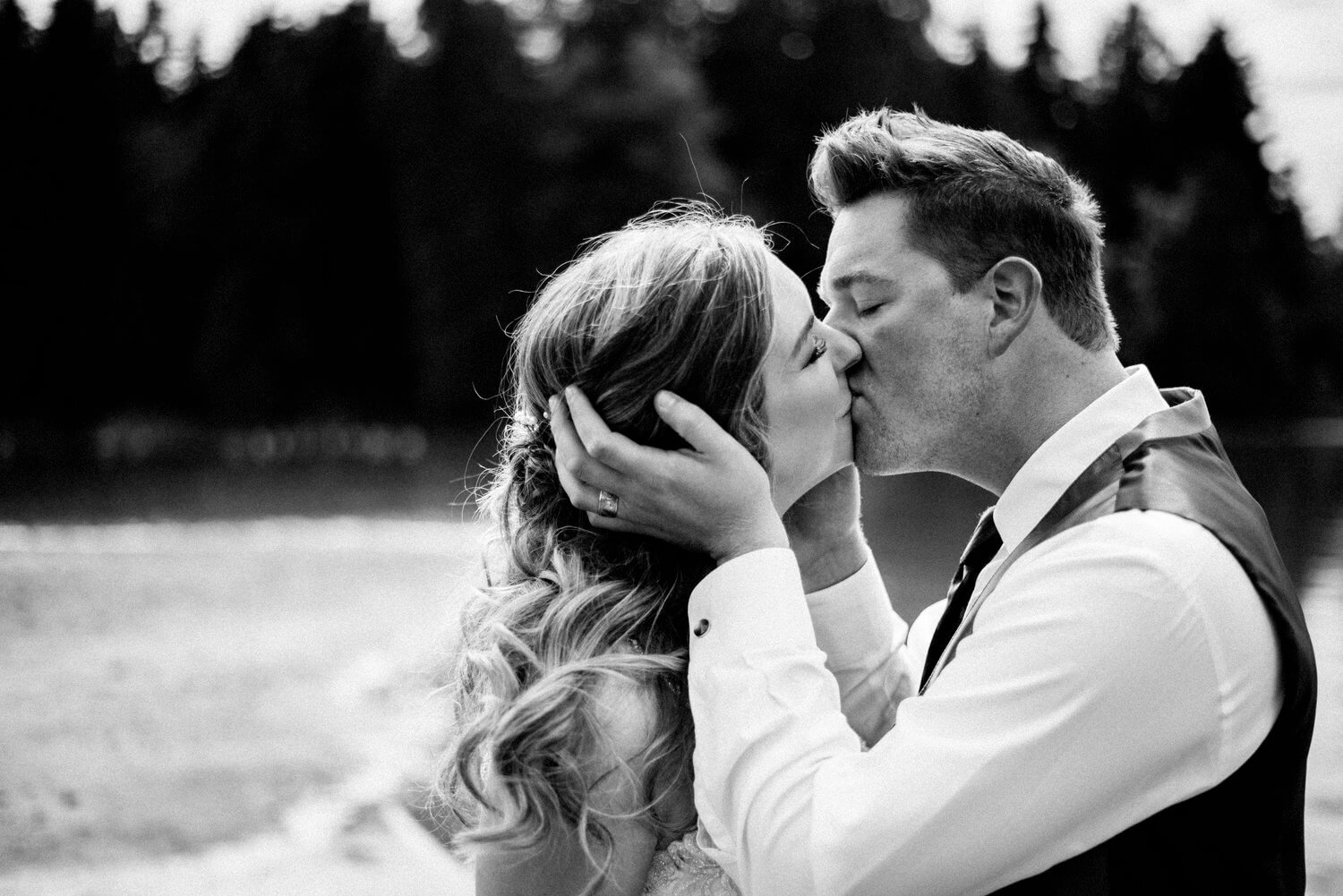 Black and White Wedding Photography Coquitlam Vancouver