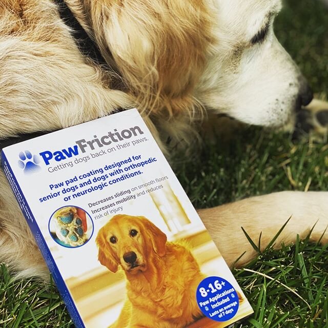 Does your dog have trouble on smooth or hardwood floors? Pawfriction was created to give senior dogs the ability and confidence to get around easier by helping restore their traction without the need for booties. We use this product frequently for ma
