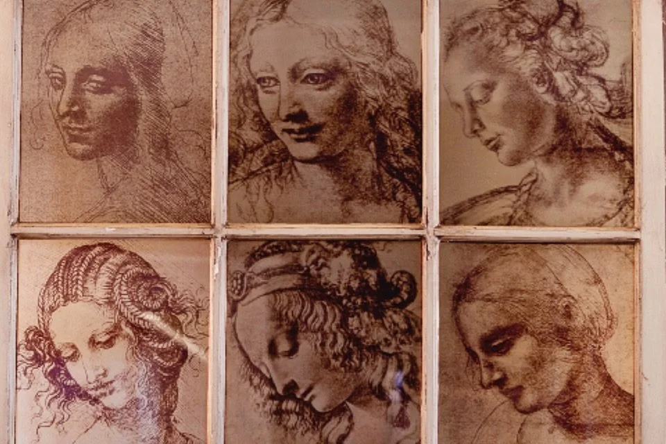If these ladies could talk...
For over 20 years, these six ethereal beauties have graced our fireplace, their gazes watching over countless evenings at The Painted Lady. These timeless etchings have witnessed thousands of covers served, absorbed whis