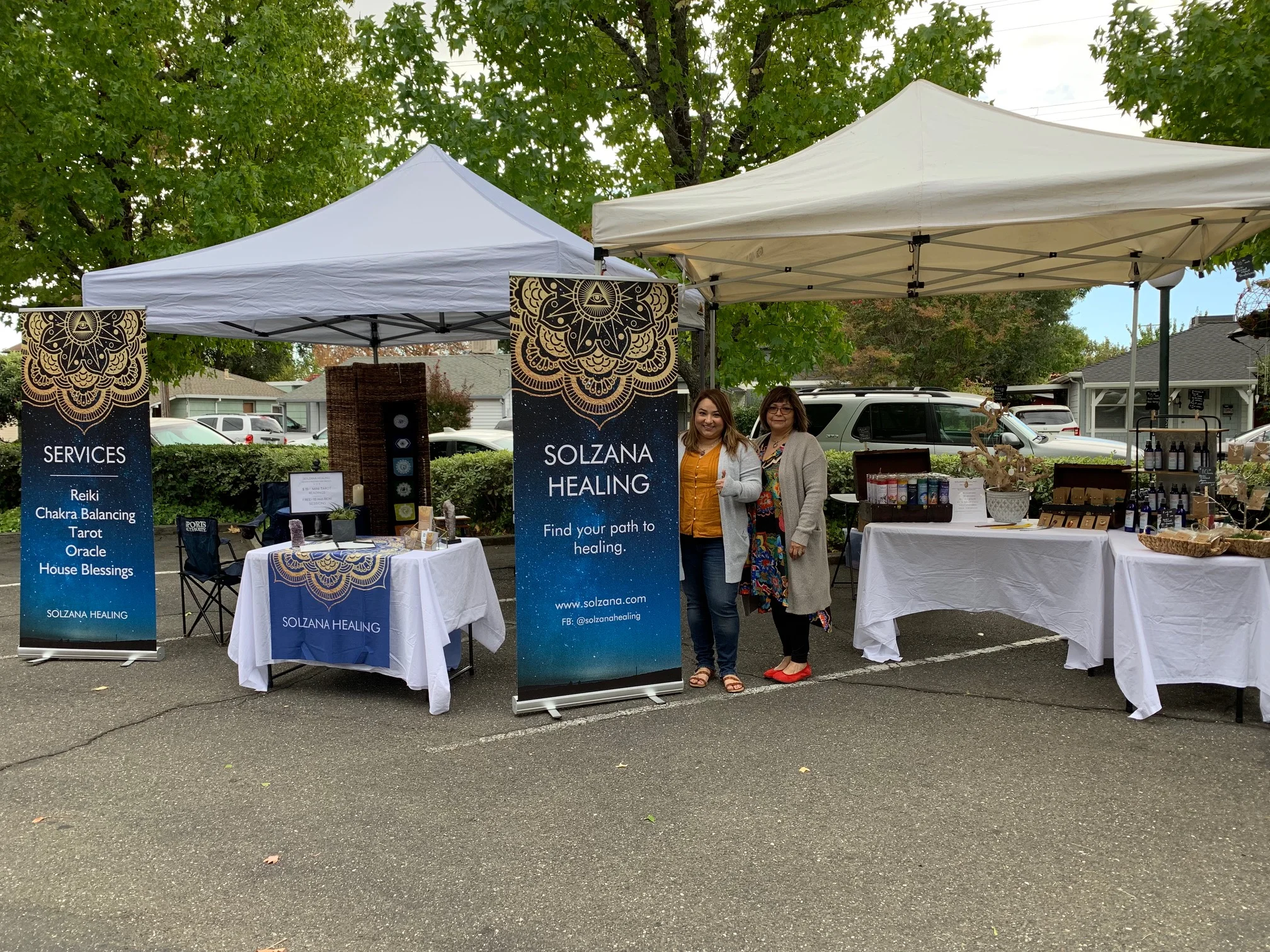 2019 Vacaville’s Health & Wellness Faire - Solzana Healing Booth