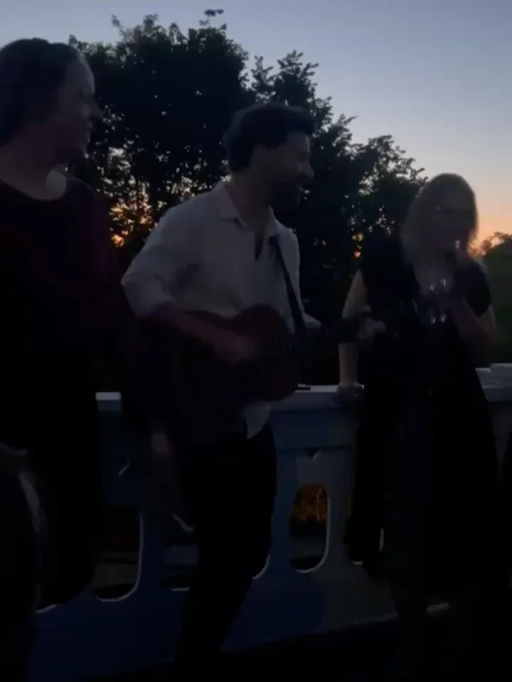Week in Review

Live music with a few, sheep grazing near the tasting room, field trip with first dip in Dry Seneca Creek, windy pastures and perfect spring weather.