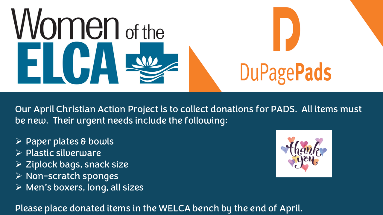 WELCA-DuPage Pads Collection April 2026.png