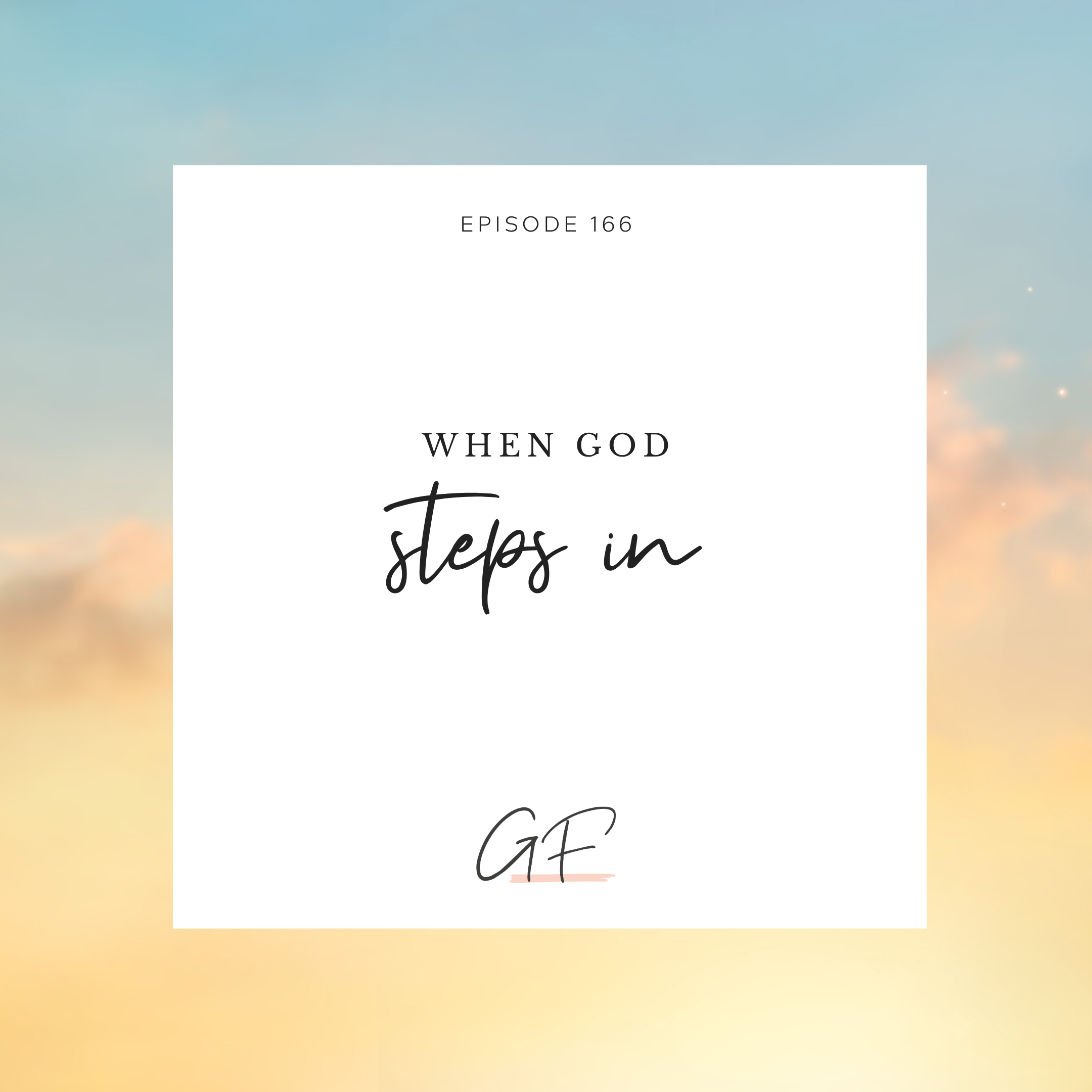When God Steps In