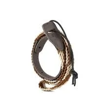 D'Addario, 1" Braided Mandolin Strap - Brown/Cream