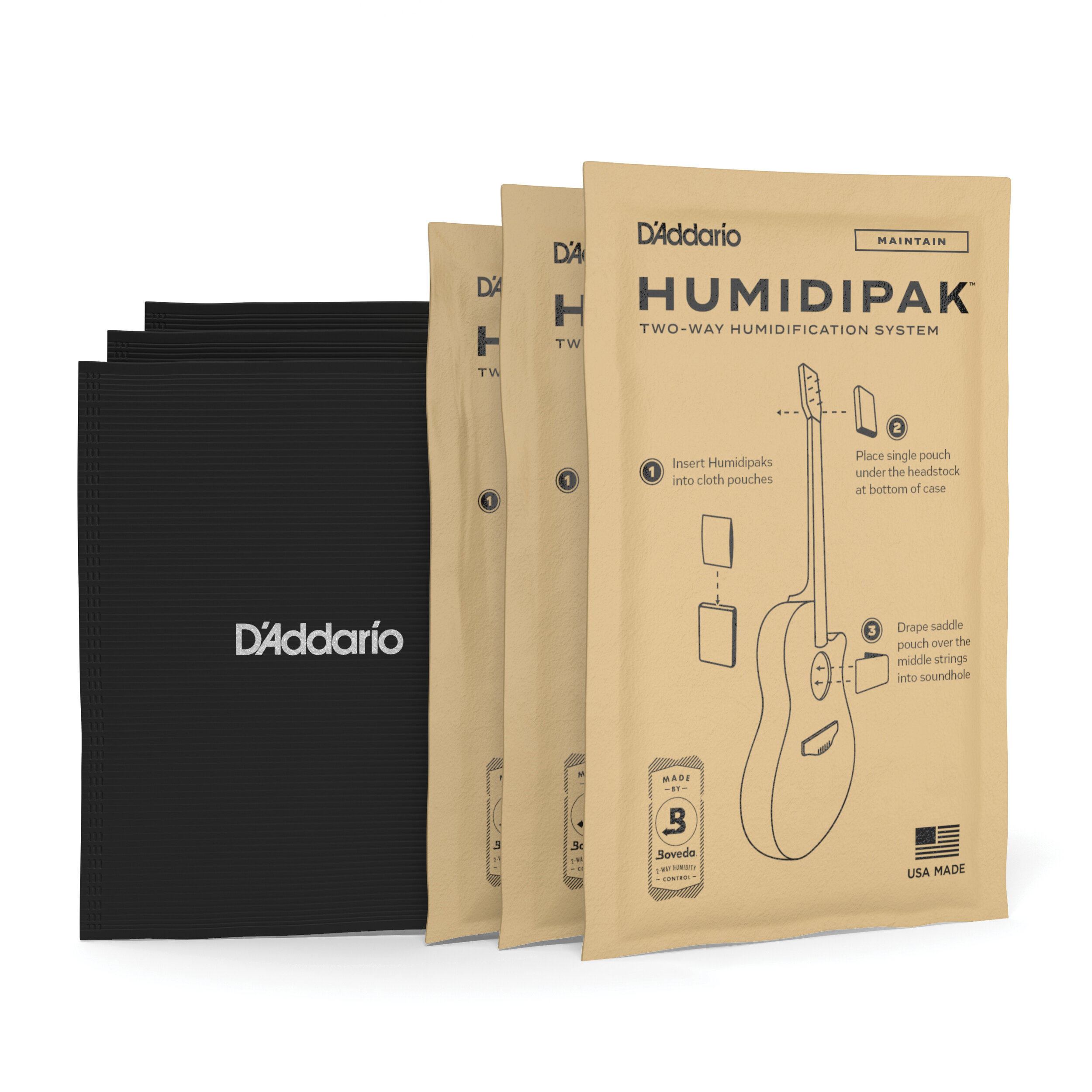 D'Addario Humidipak Automatic Humidity Control System (for guitar)