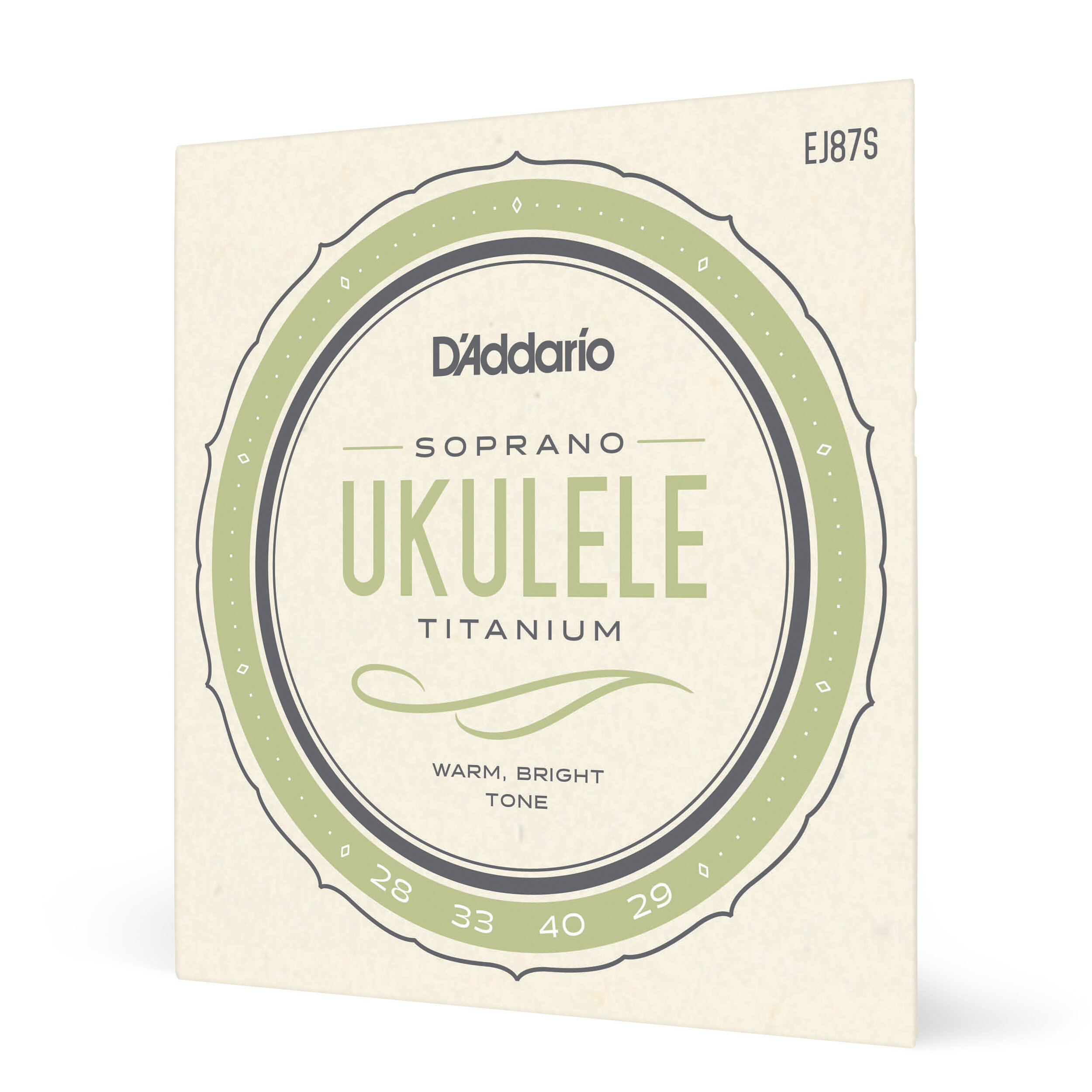 D'Addario EJ87S Titanium Ukulele Strings, Soprano