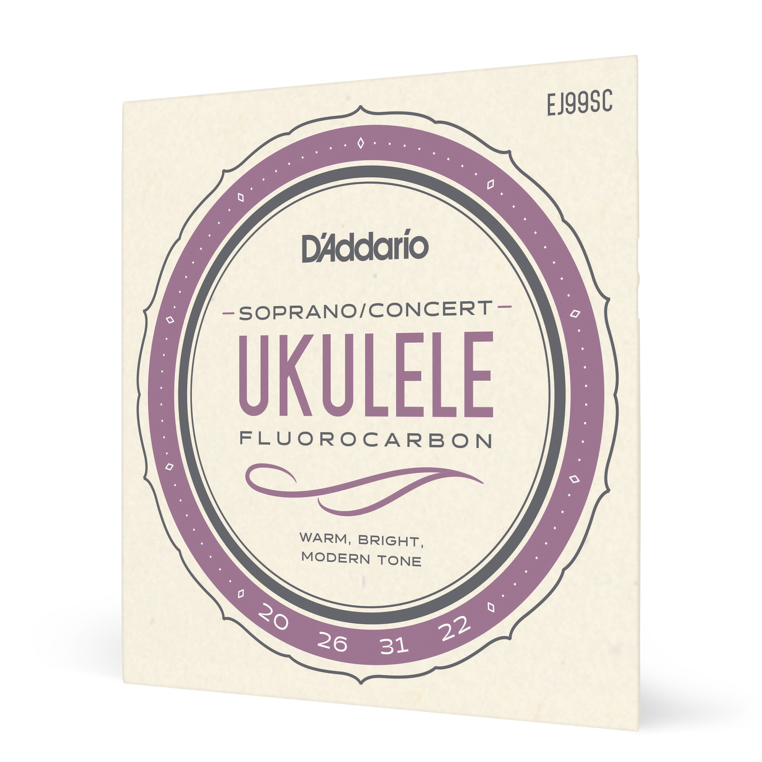 D'Addario EJ99SC Pro-Arté Carbon Ukulele Strings, Soprano / Concert