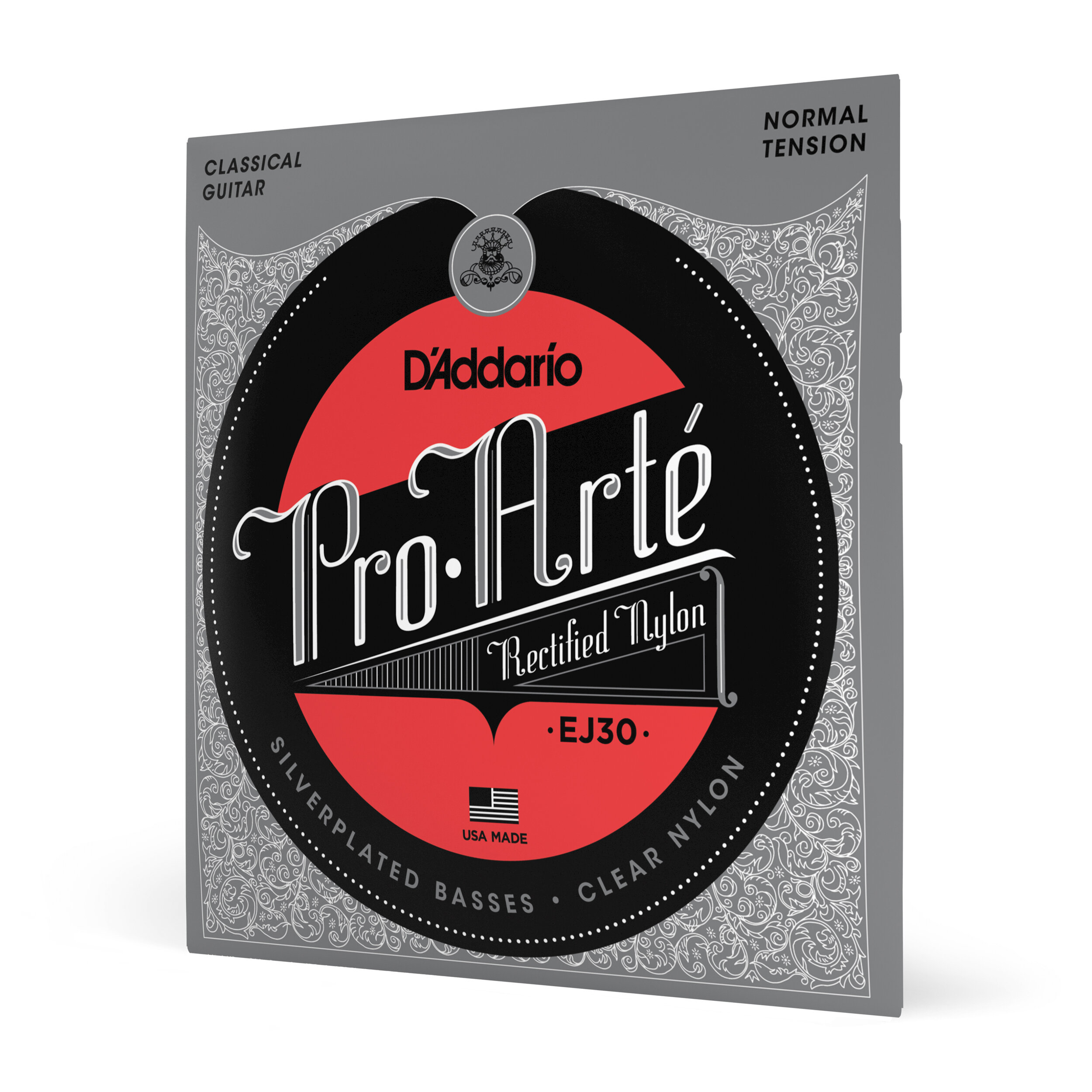 D'Addario EJ30 Classics Rectified Classical Guitar Strings, Normal Tension